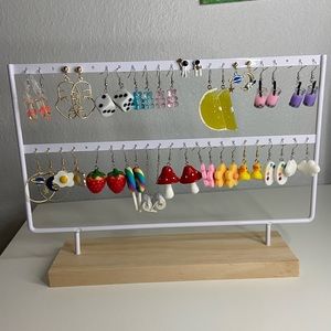 3 pairs of fun earrings